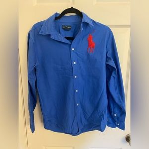 Ralph Lauren button down. Size- L(14-16). Perfect condition.